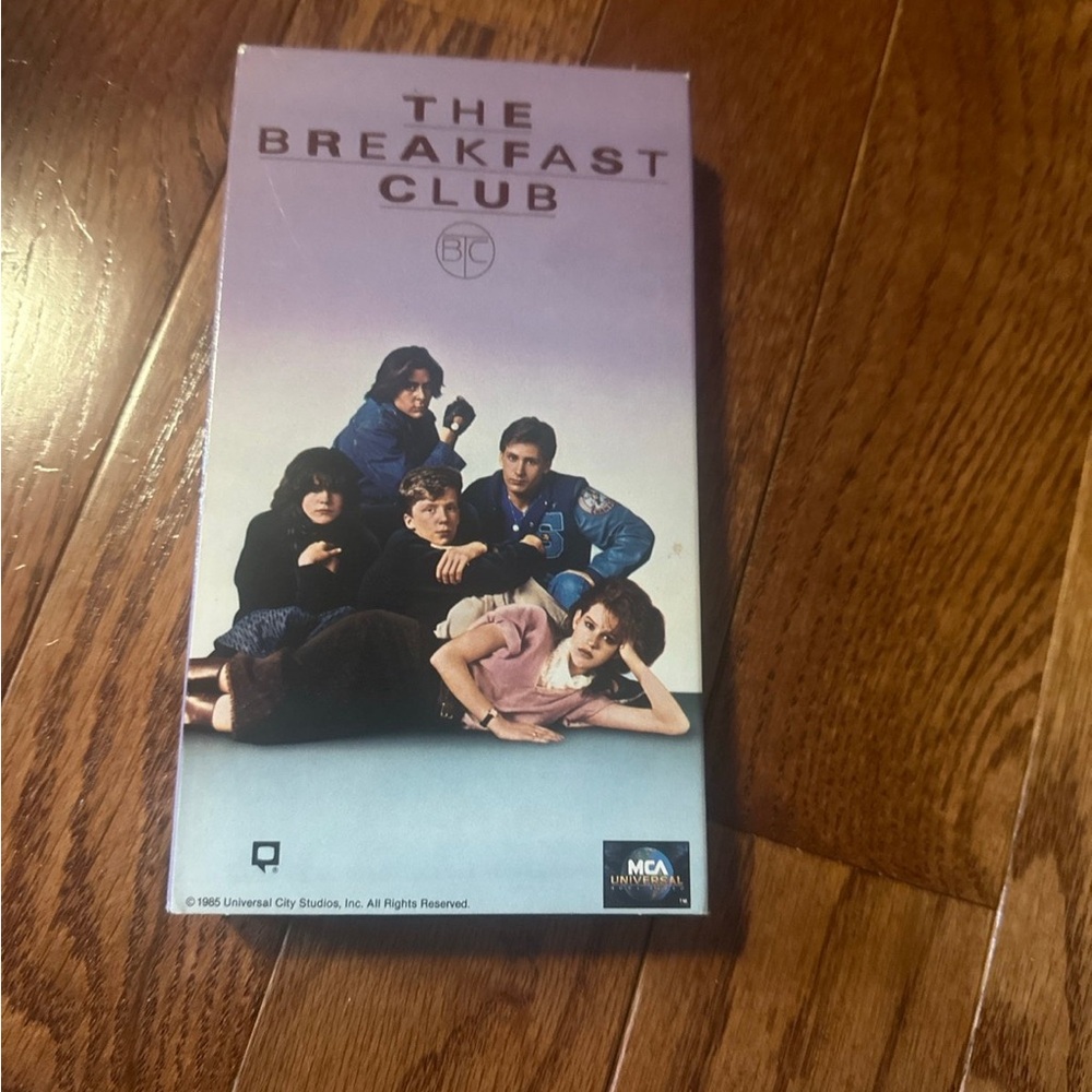 The breakfast club VHS tape